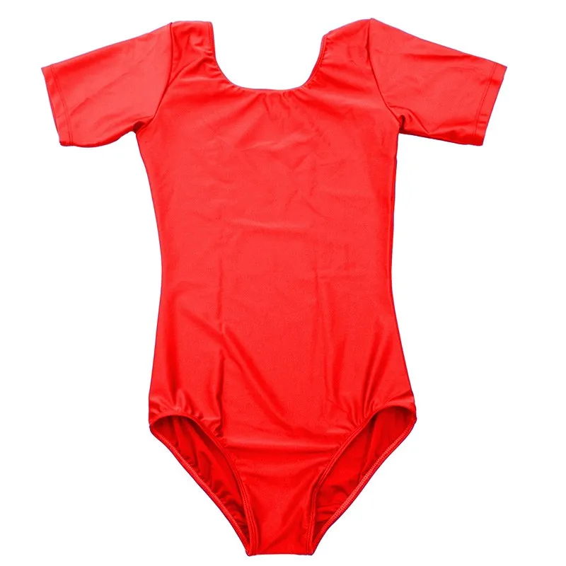 SPEERISE Women Short-sleeve Ballet Dance Leotards Thong Thong GymnasticsBlack Bodysuits Romber Skin Stage Costumes Dance wear