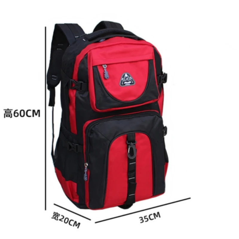 Mochila de caminhada impermeável de grande capacidade para homens ao ar livre, escalada, acampamento, bolsa de viagem, mochila esportiva, mochila para computador estudantil