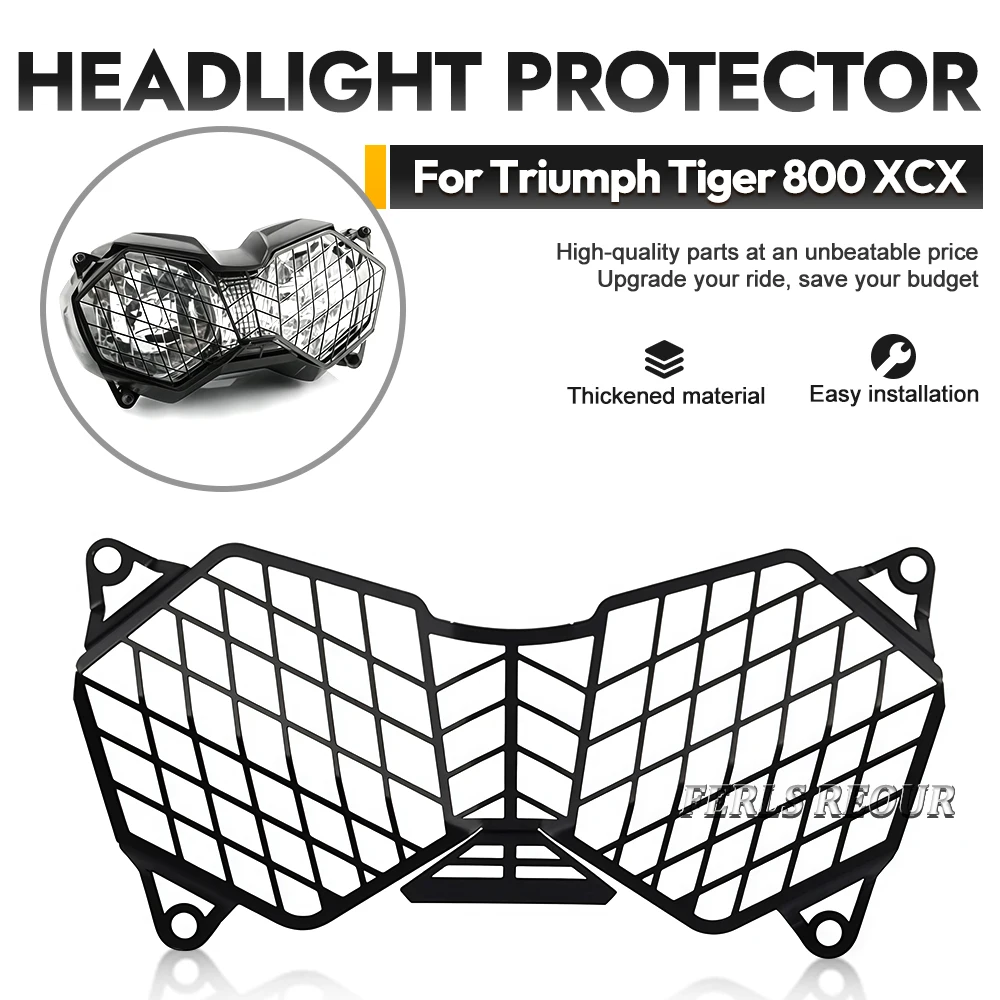 오토바이 액세서리 그릴 보호 쉘 헤드라이트 보호 커버 Triumph Tiger 800 XCX 2010-2020