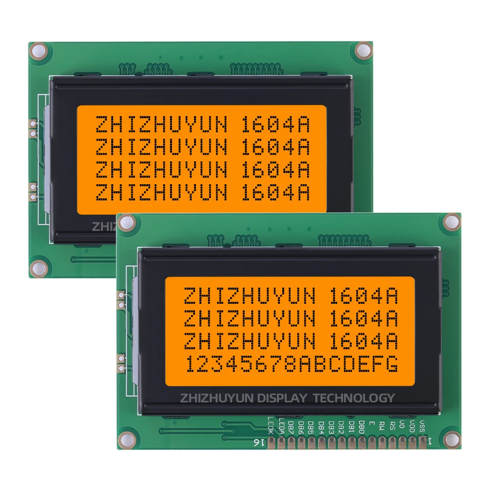 Stable Supply Of Goods 3.3V LCM Display Module Dot Matrix 1604A Character Screen Grey Film Black Characters LCD Display Module