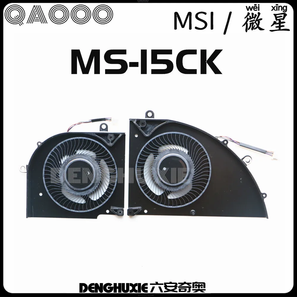 Ventilador de Refrigeração Cpu Portátil para Msi Delta 15 A5efk Ms15ck Gpu Vga Bs5405hs-u5n Bs5405hs-u5p