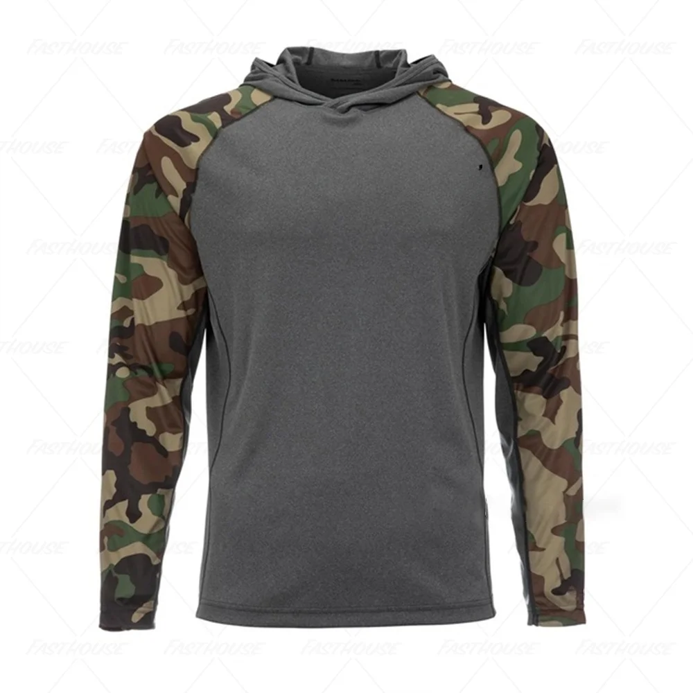 Fishing Shirts Long Sleeve Breathable Jersey UV Protection 50 Men's Fishing Wear