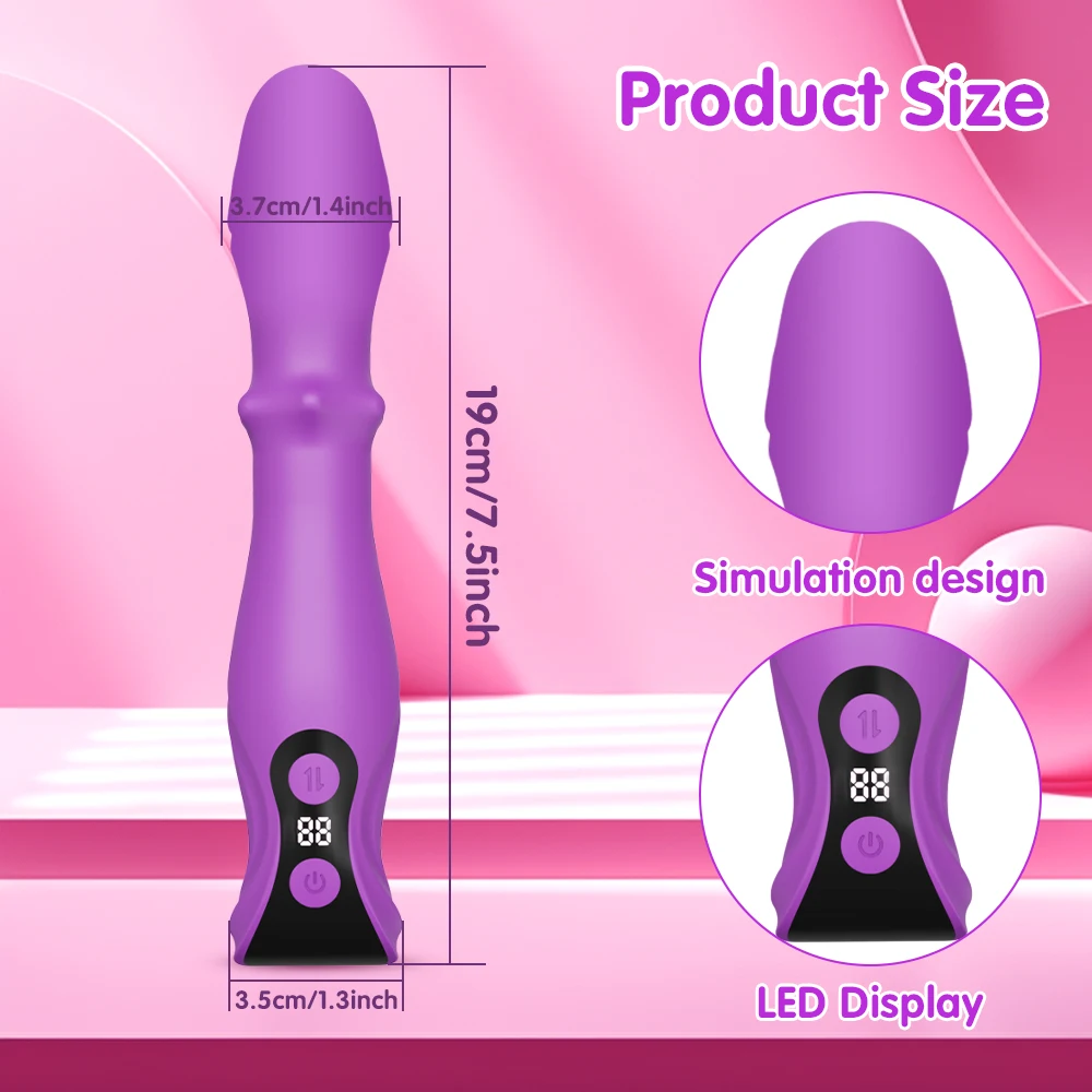 Teleskopischer 3 In 1 G-punkt Und Klitorisvibrator_voghion.com