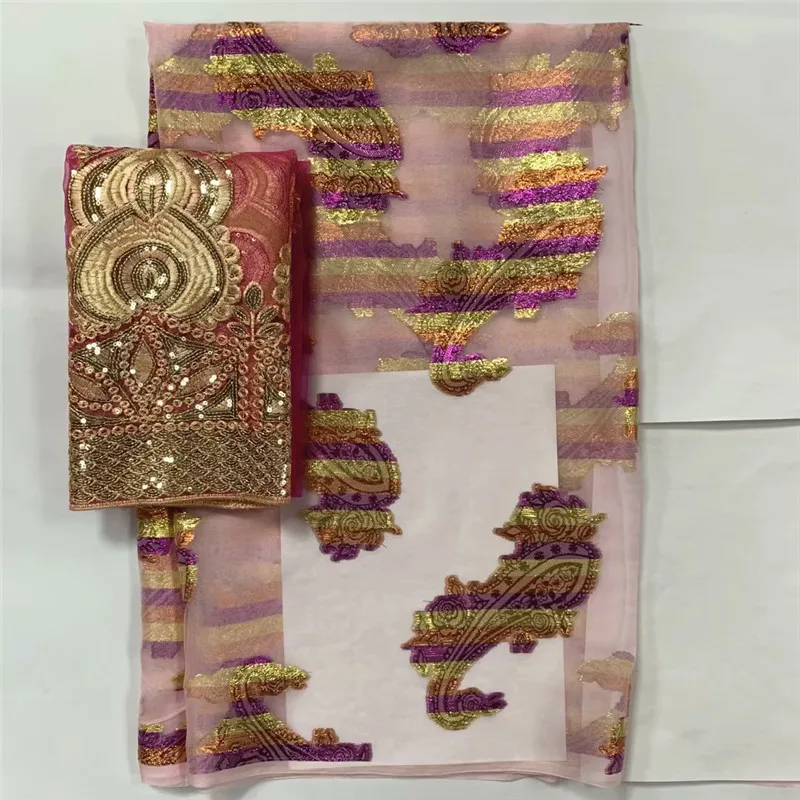 

Hot selling satin silk fabric 7 yards/lot colorfast Nigrian design African pattern satin silk fabric for clothing LXE071201