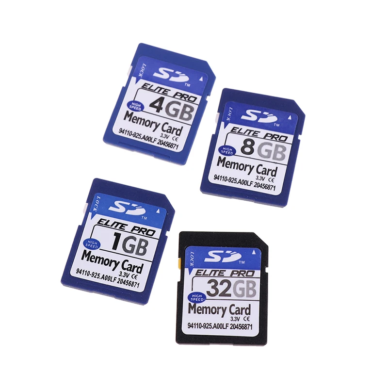 SD Card 1GB 2GB 4GB 8GB 16GB 32GB 64GB Secure Digital Flash Memory Card