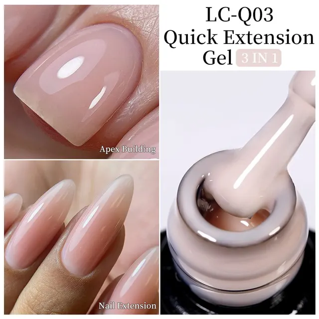 Achieve salon-quality nails at home with the LILYCUTE 7ml Quick Extension Gel Nail Polish.