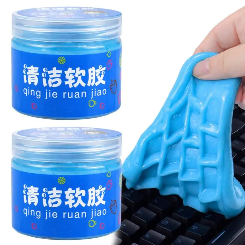 Exhaust Dashboard Car Cleaning Gel Laptop Keyboard Car Wash Interior Dust Dirt Mud Seam Reusable Cleaning Wash Tool PC Cleaners 3
