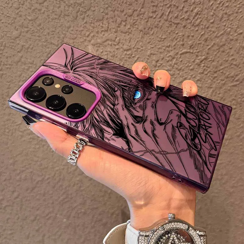 Gojo Satoru Signature Colorful Phone Case Cover