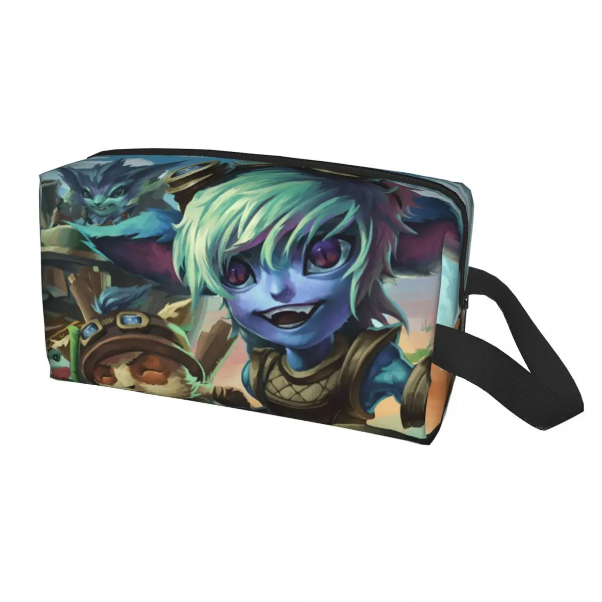 

League Battle Game Legends Cosmetic Bag Women Fashion Large Capacity Makeup Case Beauty Storage Toiletry Bags
