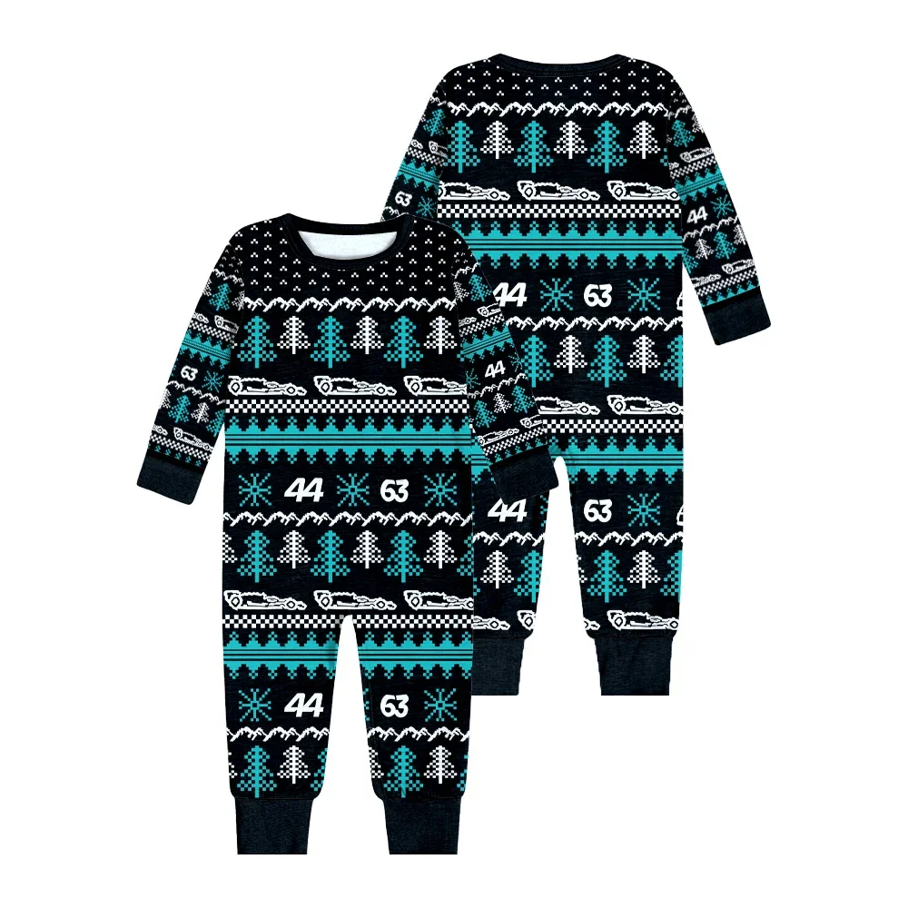 New Christmas Happy Gift F1 Racing 44 # 63 # Ugly Baby Cotton jumpsuit Hot Selling Christmas Style Male Baby Girl Crawler