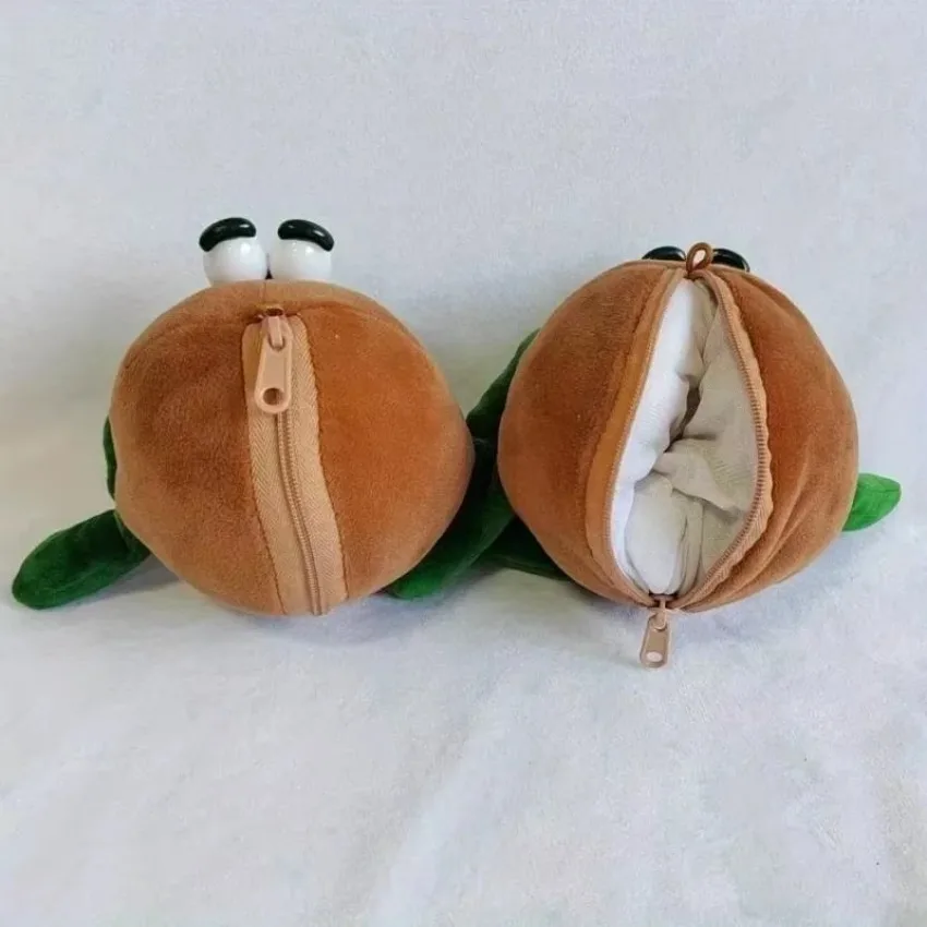 Coin Wallet Pendant Small Wallet Toy Doll Pendant Backpack Doll Birthday Gifts Cartoon Kiwi Fruit Plush Coin Purse Doll Bag