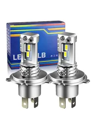 Super Bright White 12000lm LED Headlight Bulbs - 1 or 2 Pack (2pcs led H4)