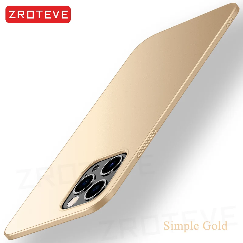 For iPhone13 Case ZROTEVE Luxury Slim Matte Hard PC Cover For iPhone 13 12 11 Pro Max Mini X XS XR 7 8 Plus SE 2 iPhone12 Cases motorola edge plus case