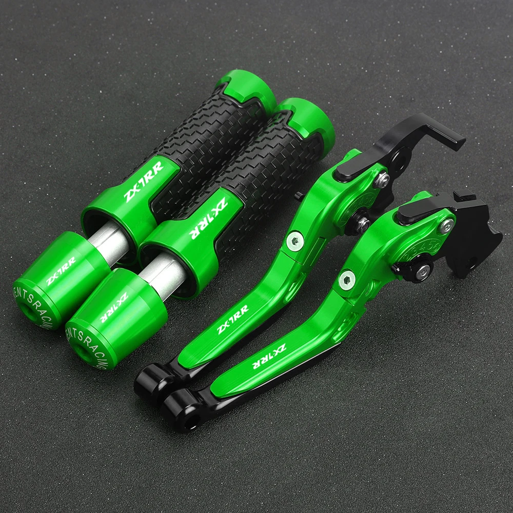 

ZX 7RR For KAWASAKI ZX7RR 1989 1990 1991 1992 1993 1994 1995 1996-2003 Handlebar Hand Grips Ends Handle Brake Clutch Levers