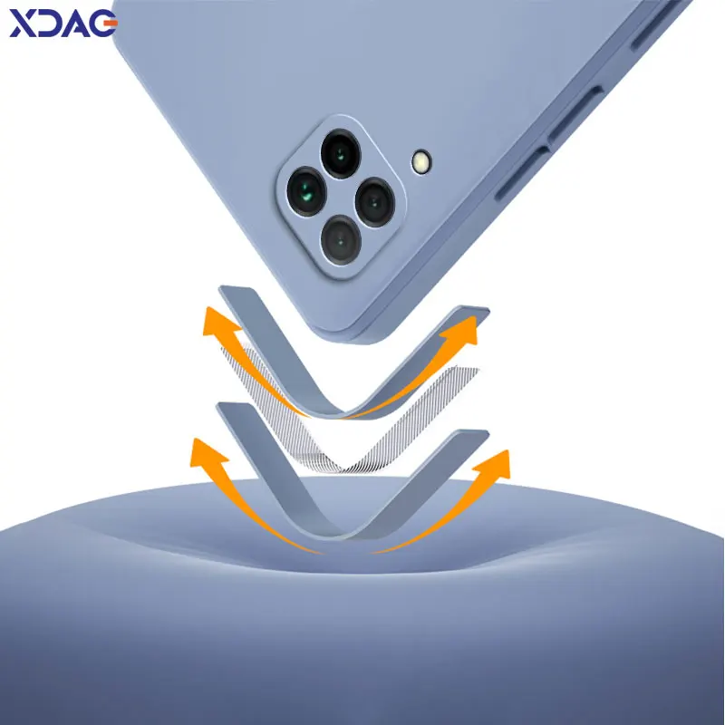 Premium Soft Silicone Phone Case - Sleek Square Design for Huawei Nova & P40 Series