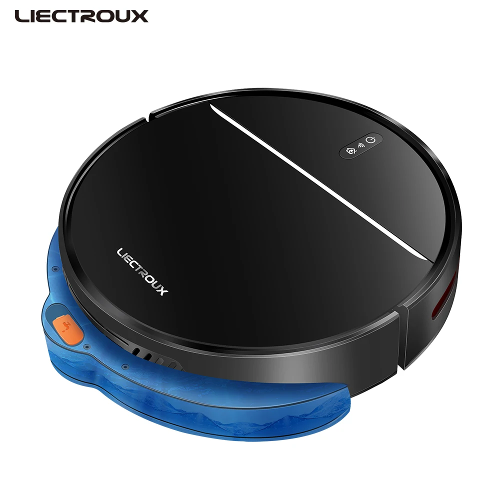 LIECTROUX M7S PRO Smart Robot Vacuum Cleaner Commercial and Household Cleaner Robot Vacuum with Mop Self-Charging Tuya APP