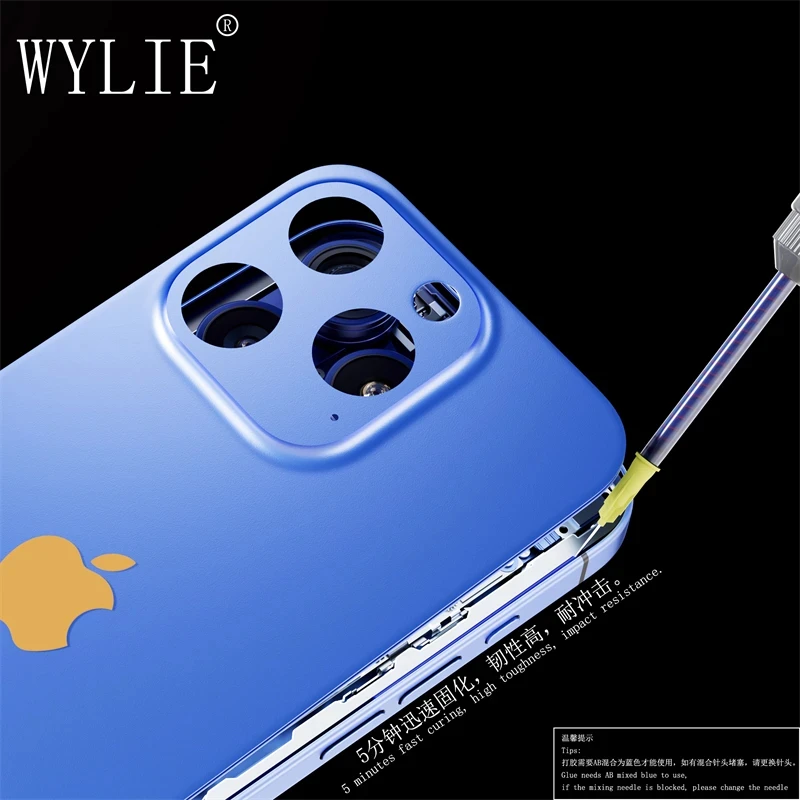 WYLIE WL-673 Screen Bracket Glue 5-Minute Fast Curing for iPhone X XR XS 11 12 13 14 15 16 Pro Max High-Strength Welding tools 3