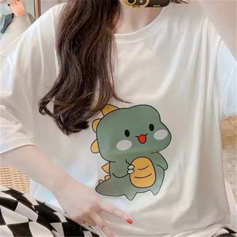 2024 Women Long Sleepwear Suit Student Pyjamas Set Summer Thin Carton Generation Home Wear women Cute Gifts Young Girl Nightwear