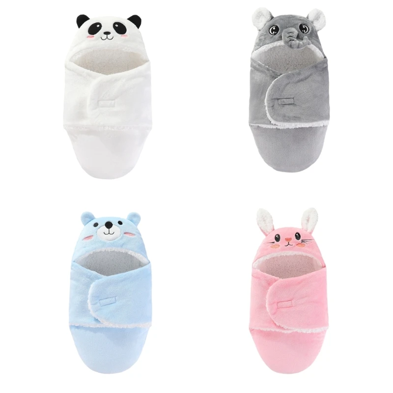 

Newborn Baby Blanket Cartoon Receiving Blankets Comfortable Swaddles Wrap