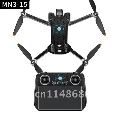 PVC Skin Sticker for DJI PRO 3 MINI Drone Body Remote Control Protective Film Decorative Stickers DJI RC Accessories