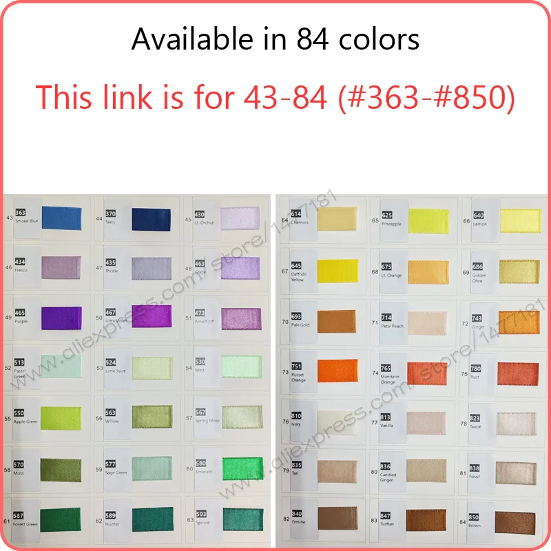 22.5Meters 6/9/16/25/38mm Double Sided SATIN RIBBON Polyester Double Face Silky for Eternal Rose