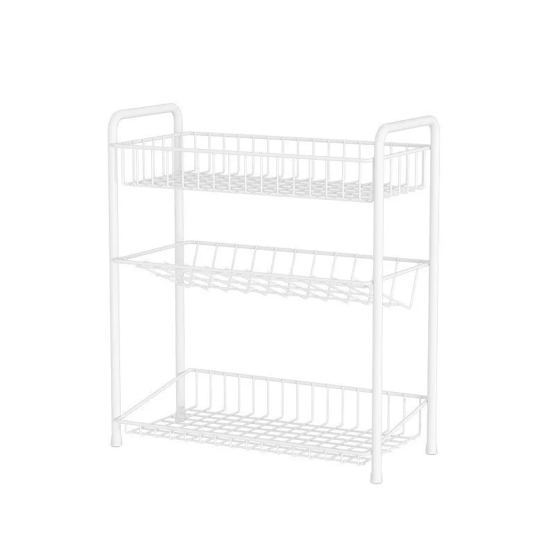 Carbon Steel Seasoning Storage Rack Kitchen Supplies Wall Countertop Seasoning Rack Bathroom Toilet Storage Modern Design