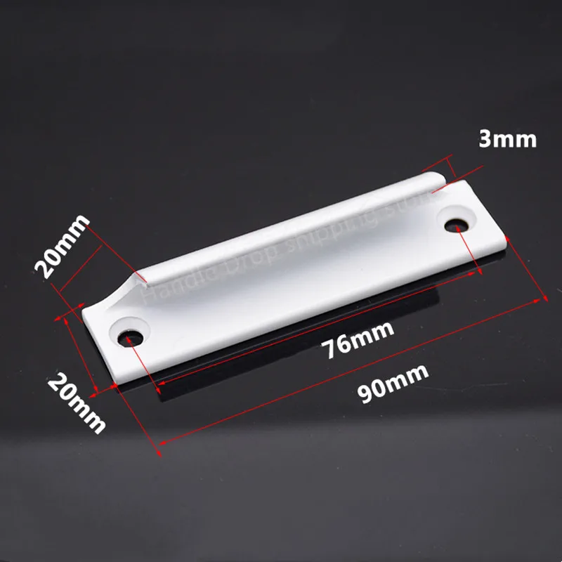 Aluminum Alloy door handles Push-pull Balcony Gate Window Pulls Knob Furniture