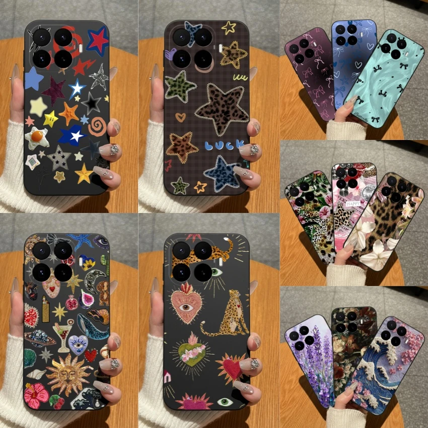 Abstract Art Print Matte Silicone Scratch-Resistant Phone Case - Lightweight Coque