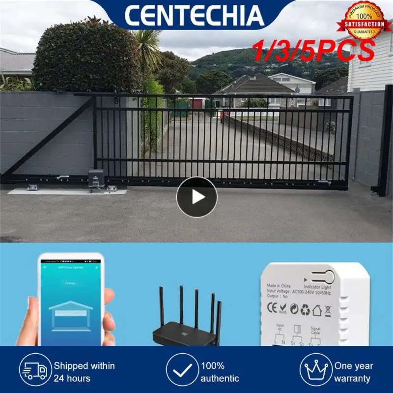 

1/3/5PCS Tuya Smart Life WiFi Motorized Swing Gate Sliding Gate Opener Contact 110V 240V Voice Control with Alexa