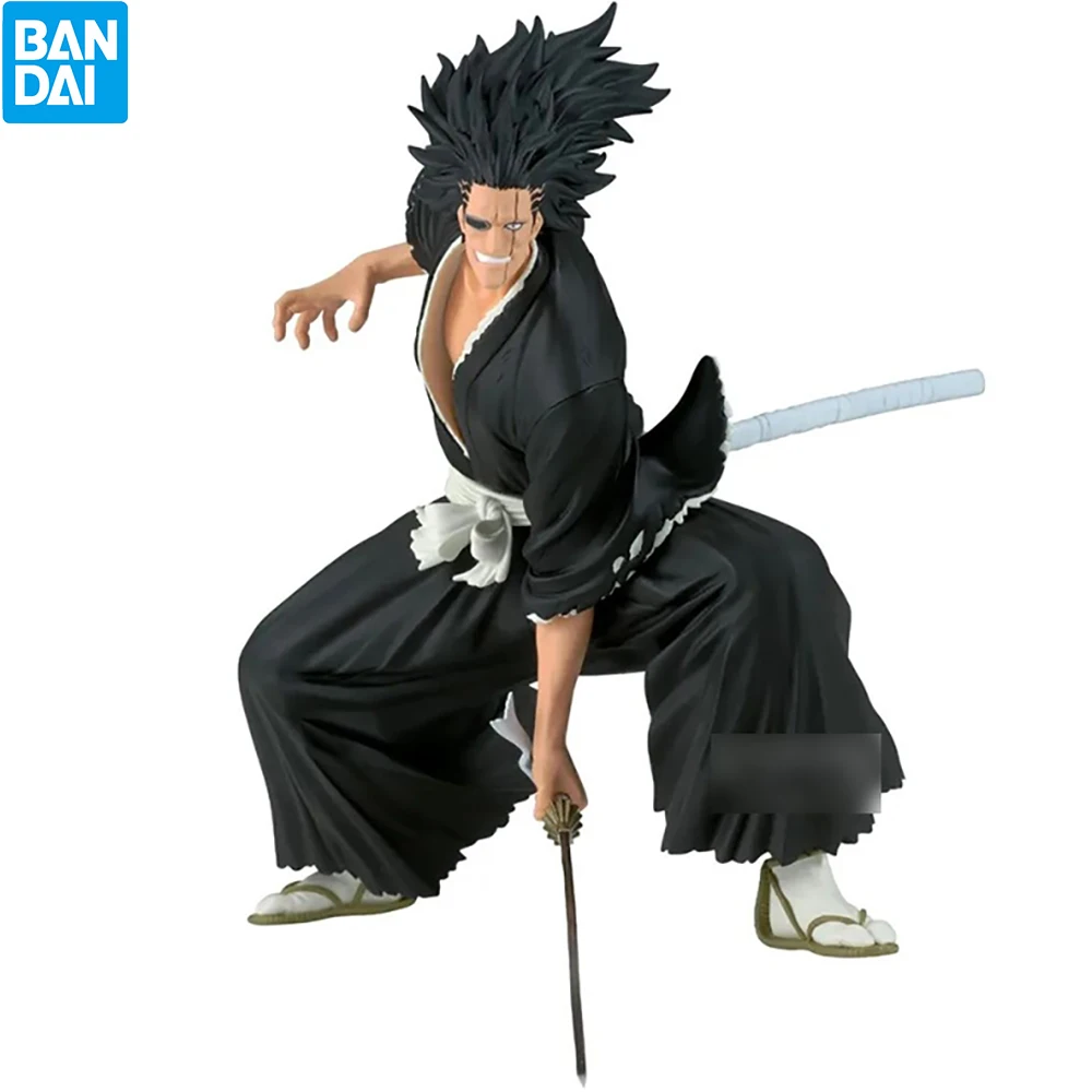 

BANDAI Banpresto вибрирующие звезды отбеливатель Zaraki Kenpachi 13 см Кукла коллекционная Аниме Фигурка модель игрушка подарок