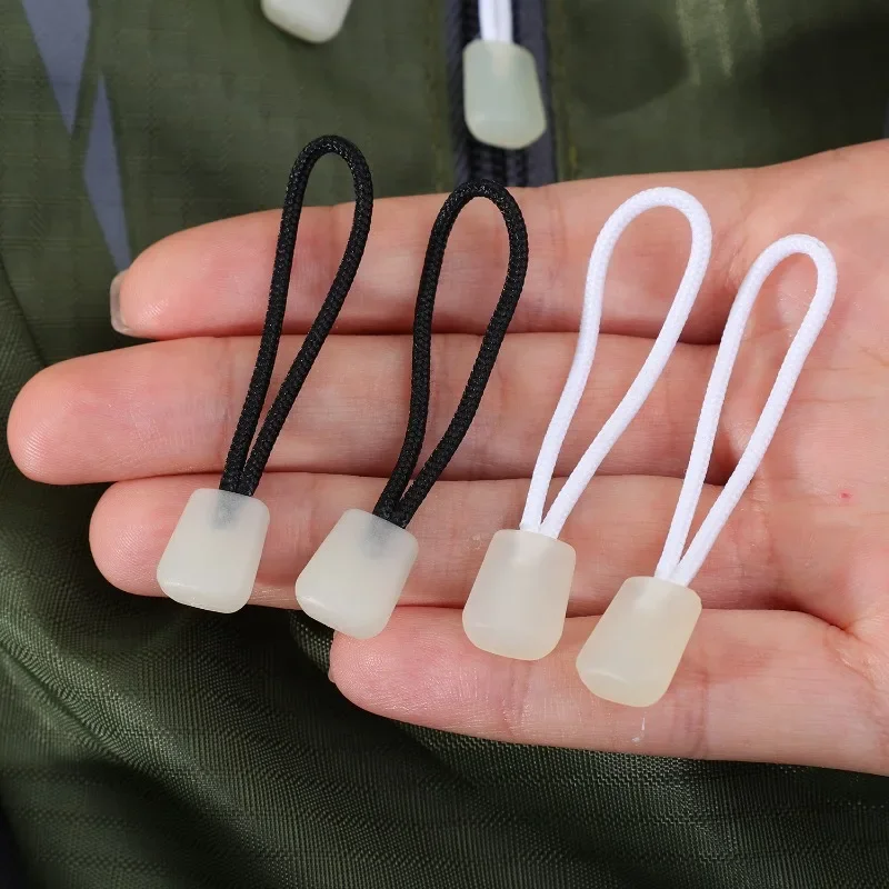 유니버설 빛나는 지퍼 풀 분리형 지퍼 헤드 어둠 속에서 빛나는 교체 지퍼 슬라이더 배낭 자켓 가방 코트