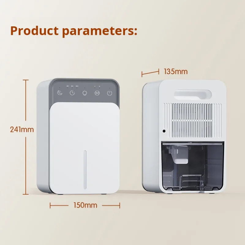 Semiconductor Dehumidifier Dehumidifier MultiFunction Frost Function Household Mute Dehumidifier