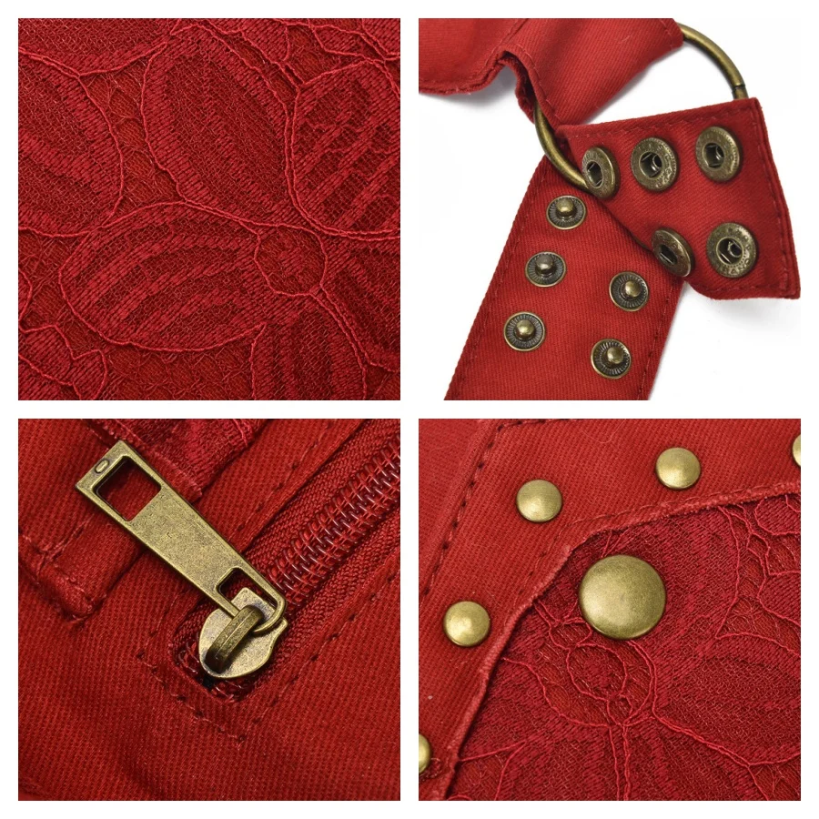 Vintage Hip Bag Bohemian Style Waist Bag Medieval Vikings Pirate Cosplay Costume Chest Bag Unisex Multi-pockets Shoulder Bag 4