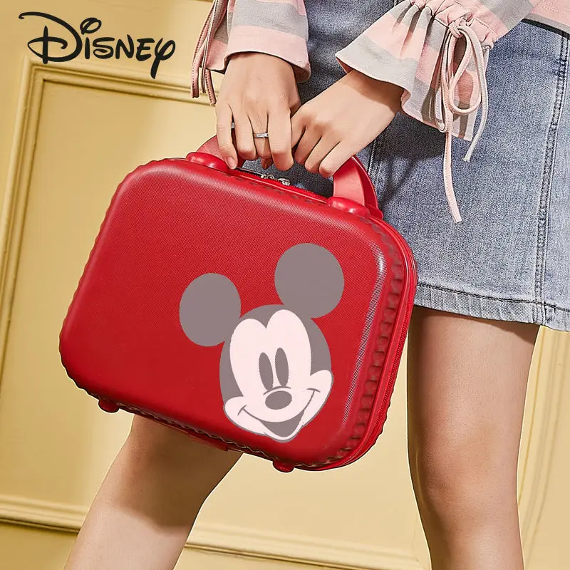 Disney Mickey New Women's Makeup Bag Fashionable High Quality Home Storage Box Multifunctional Large Capacity Women's Handbag