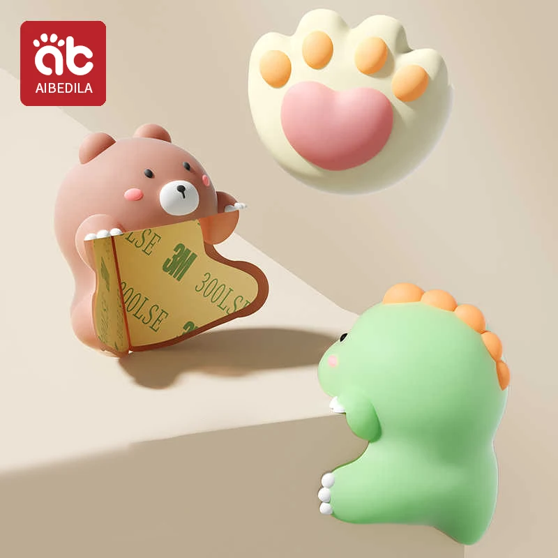 Children Silicone Anti-collision Angle Cartoon Cute Safety Protection Corner Table Paste Sets silicone table corner protector table corner protector