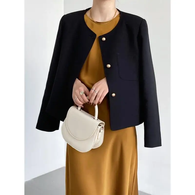 

Fashionable French Tweed Little Fragrance Coat Women's Spring Temperament Short Style Celebrity Cardigan Top 309
