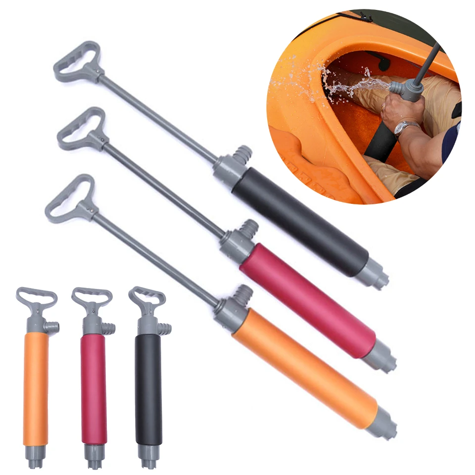 Pompe à Main Flottante Pour Kayak 46 Cm - Évacuation Manuelle De L'eau, Jusqu'à 0.4L Par Coup