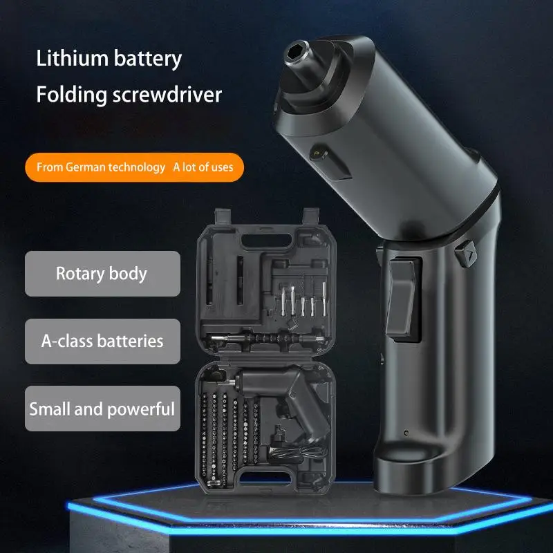 

New Electric Screwdriver Tool, High-End Lithium Battery Screwdriver, Rechargeable Multifunctional Foldable Electric Screwdriver