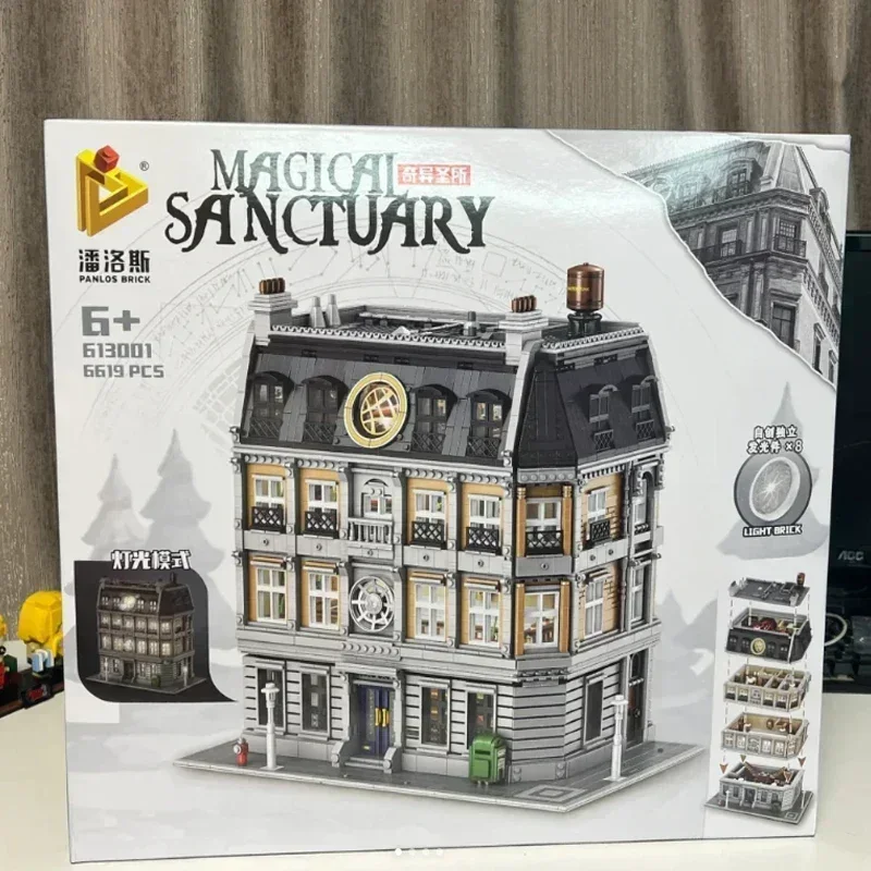 재고 6564Pcs Led MOC-30628 613001 닥터 스트레인지의 Sanctorum Sanctum Showdown 빌딩 블록 어린이 선물