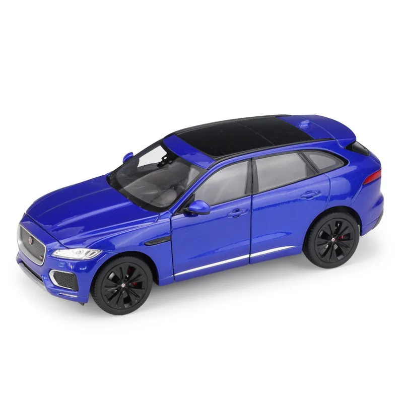 Welly 1:24 Jaguar Jaguar F-pace F 페이스 Fpace 모조 합금 자동차 모델 성인 액세서리 컬렉션