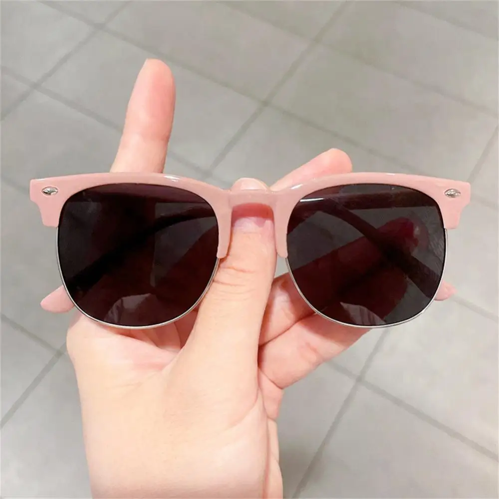 Children' Sunglasses Boys Girls Fashion Trendy Baby Sun Glasses UV Resistant Korean Version Round Frame Eyewear Outdoor_voghion.com