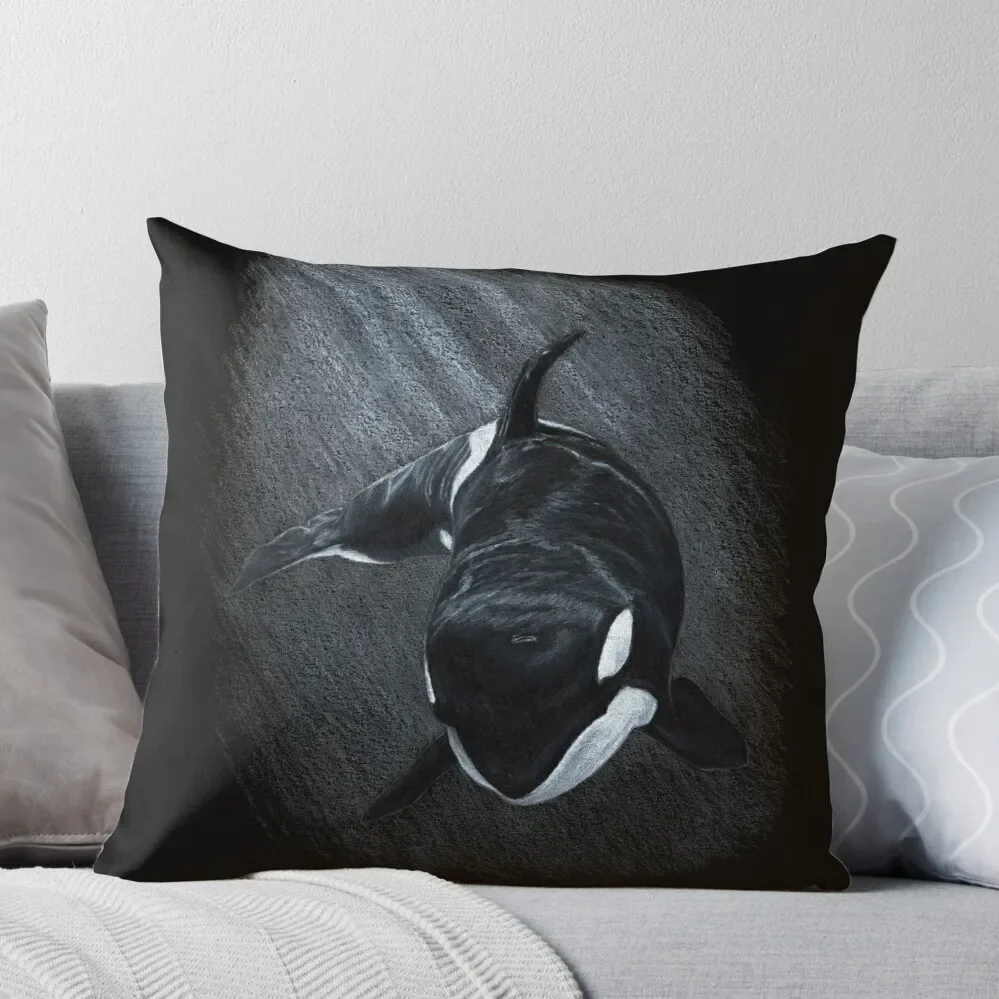 

White Whale - Orca Throw Pillow Decorative Pillow Covers For Sofa Christmas Pillow Covers Cushion Child Pillowcases