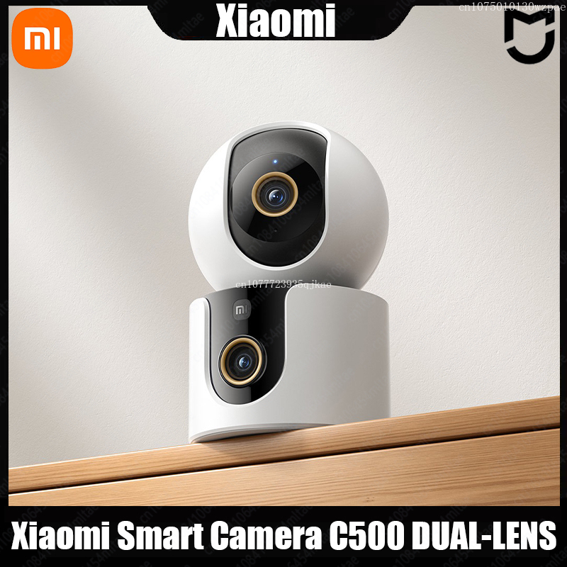 Xiaomi Smart Camera Dual Lens C500 4MP Dual Screen Home 360-degree Panoramic Infrared Night Vision Network Surveillance Camera