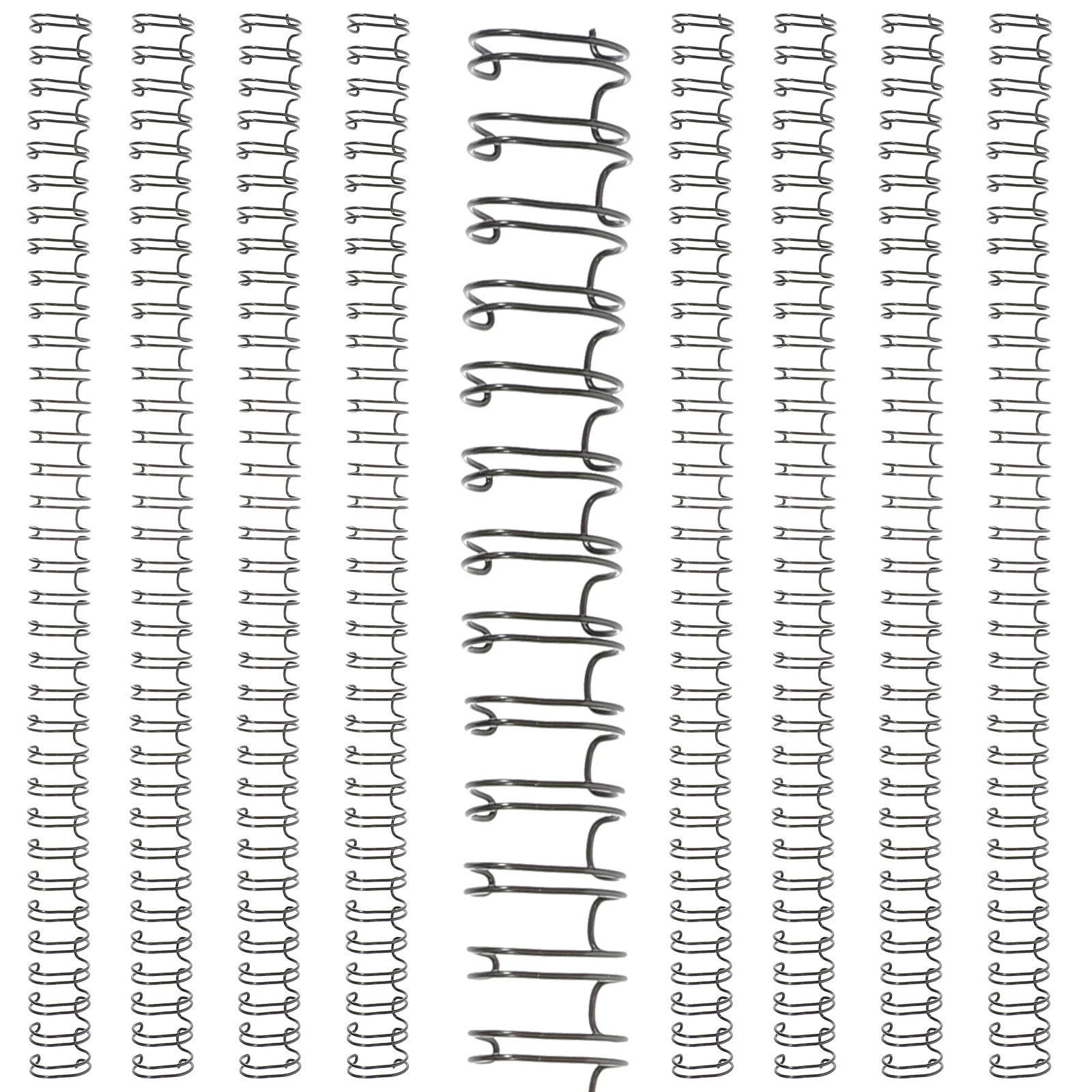 

100 Pcs Spiral Notebook Binding Ring Coil Iron Loose-leaf Binder Rings Scrapbook