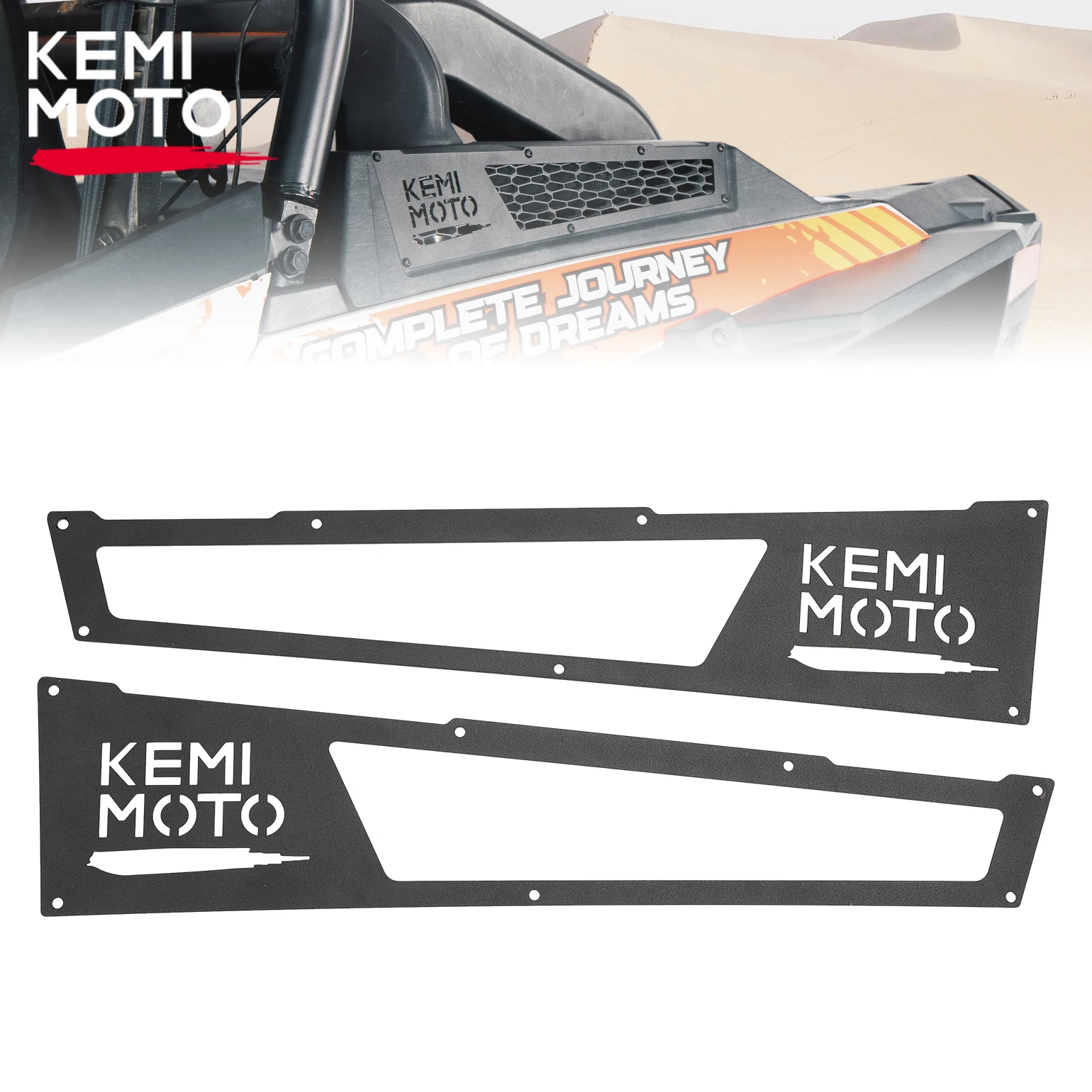 KEMIMOTO UTV 2PCS Side Vent Covers Compatible with Polaris RZR XP 1000/ RZR XP4 1000 2014-2023 Aluminium Air Intake Grill Bezel 1000 record covers