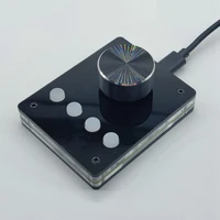 Multimedia Programmable Keyboard USB Knob Custom Keyboard Mini Macro Keyboard Volume Controller (Small White Button) 2