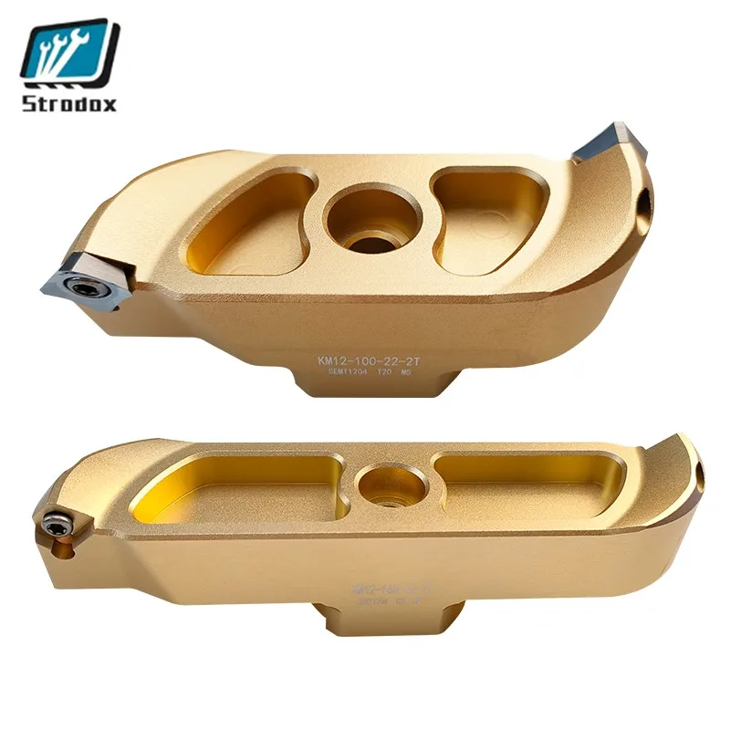 

Bridge Type Aluminum Cutter Head KM-12 Specification 45 Degree Angle Milling Cutter Anti-oxidation Anodized Treatment