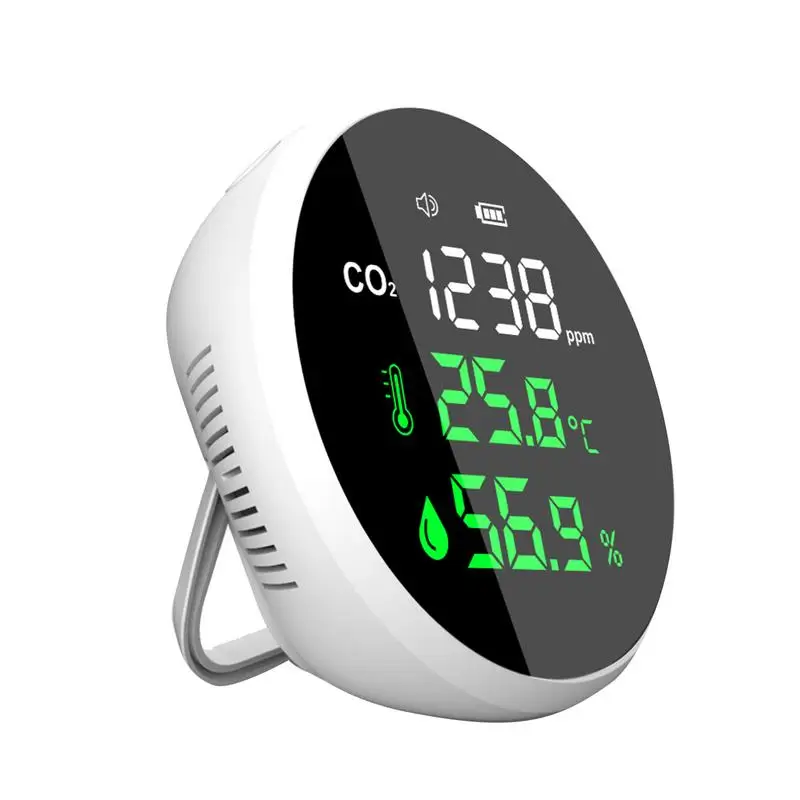 

Four-in-One Desktop CO2 Measuring Temperature And Humidity Sensor Tester Indoor Air Quality Carbon Dioxide Detector Real-Time