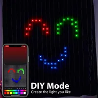 400 LEDs Smart Curtain Lights, APP/Remote Control,3x3m Christmas Lights Festive Decor, IP65 Waterproof, Music Sync DIY Pattern - Image 2