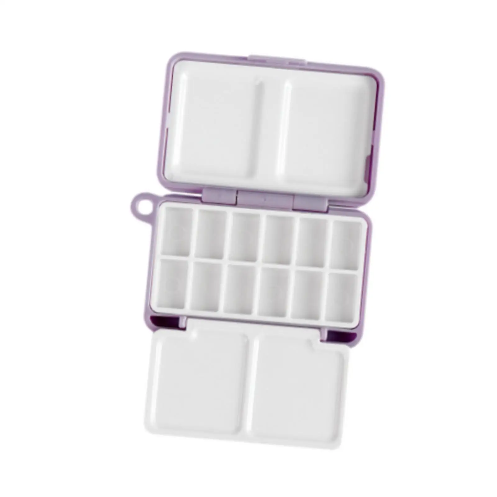 Watercolor Palette Empty Mini Portable with Lid Paint Box for Sketching Nail Art Notebook Graffiti Acrylic & Oil Paints